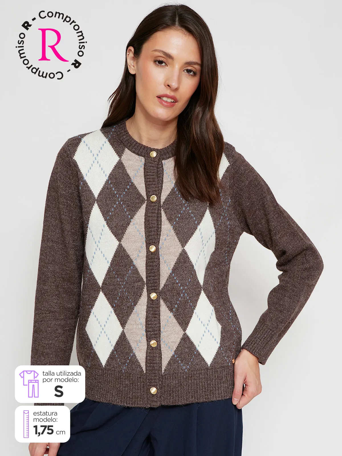 CACHAREL CARDIGAN MUJER CACHAREL BOTONES