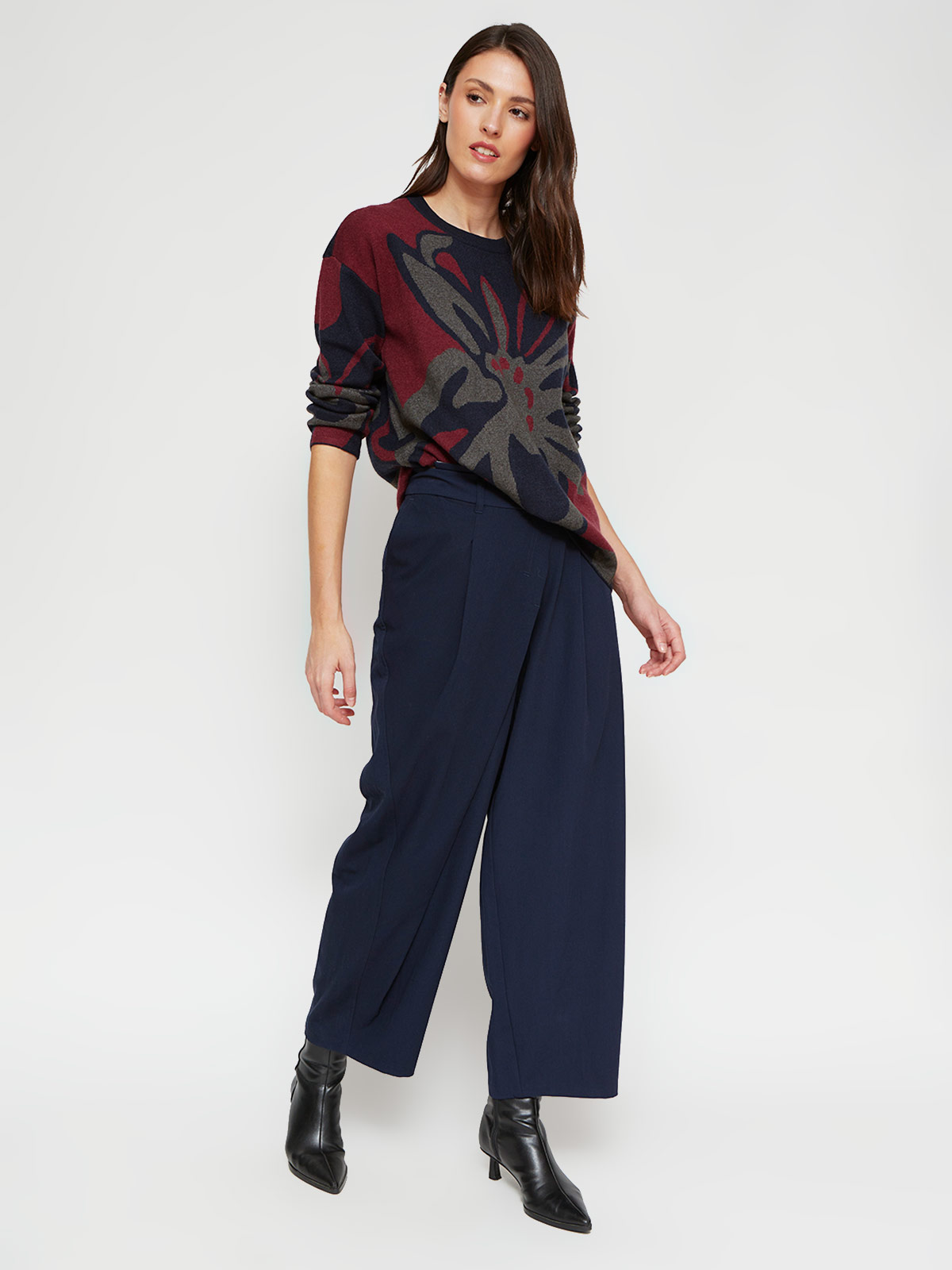 SWEATER MUJER CACHAREL CUELLO MOCK MANGA LARGA - 4