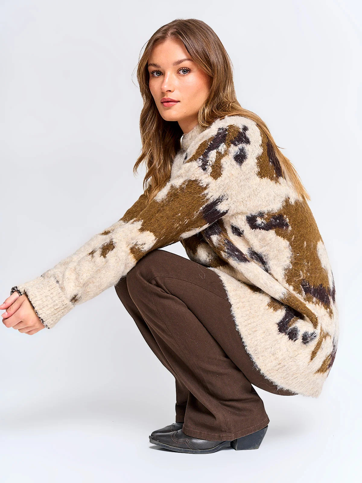 SWEATER MUJER BARBADOS LANA JACQUARD - 4