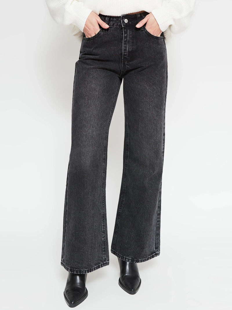 JEANS MUJER AEROPOSTALE ALGODÓN WIDE LEG - 2