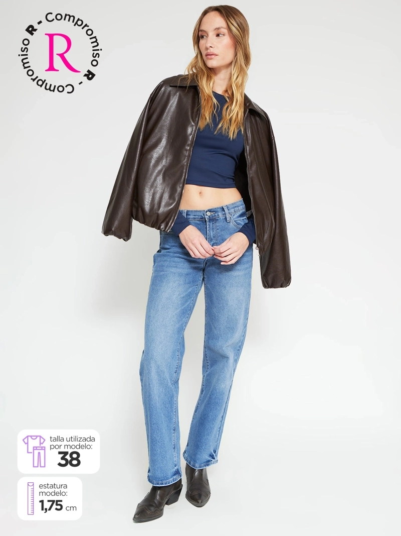 JEANS MUJER AEROPOSTALE ALGODÓN STRAIGHT