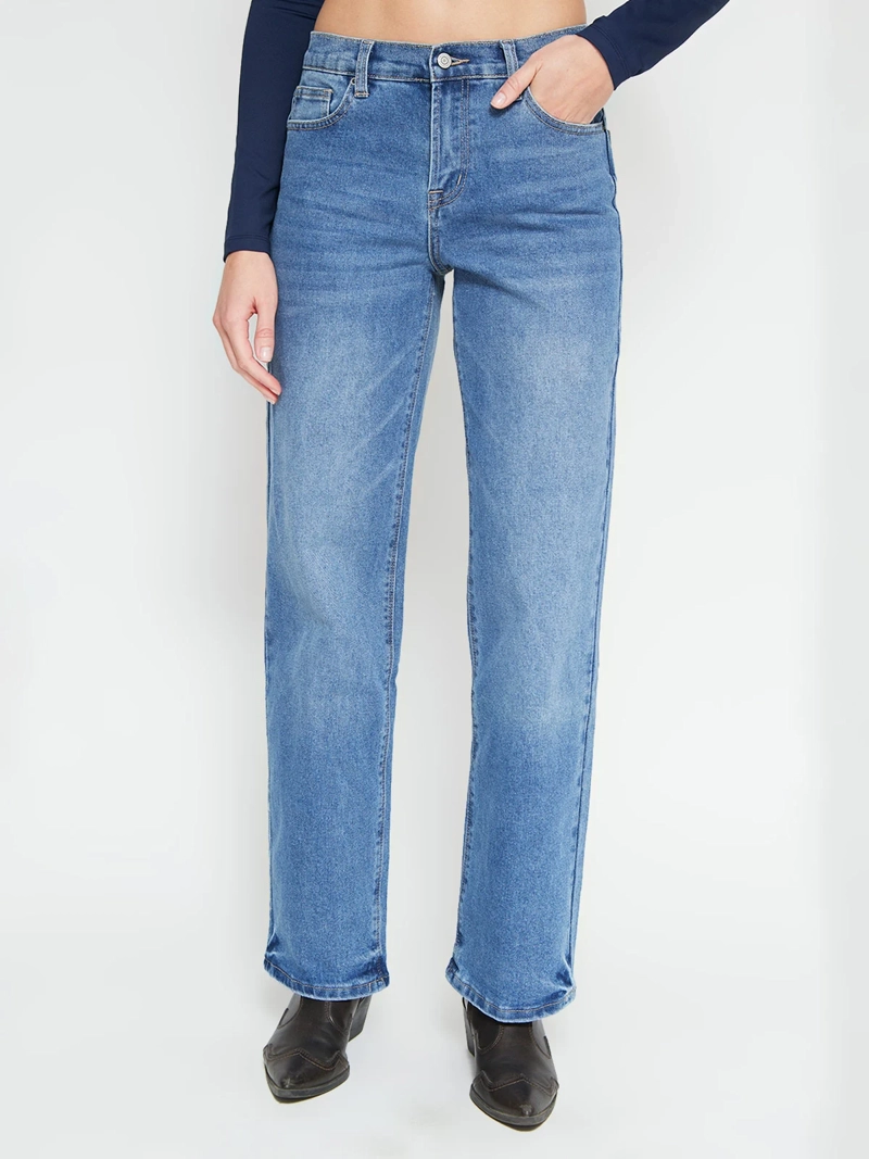 JEANS MUJER AEROPOSTALE ALGODÓN STRAIGHT - 2