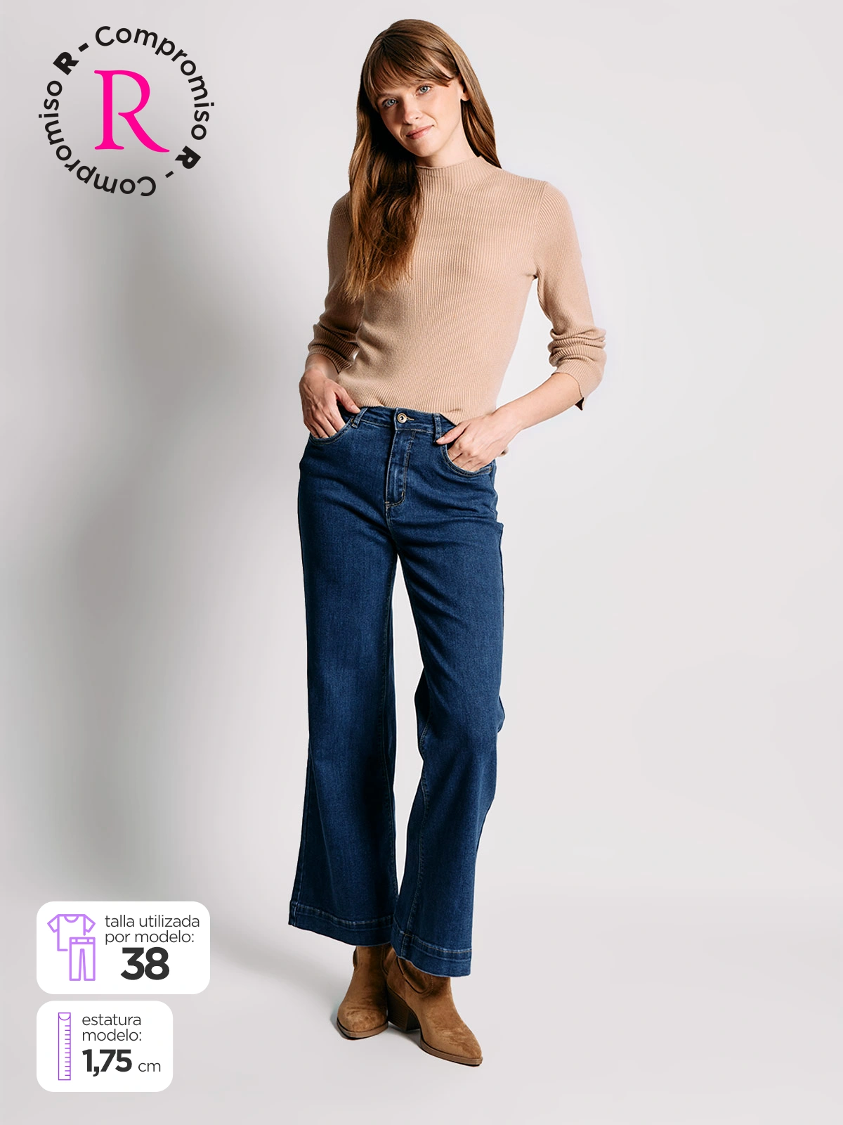 JEANS MUJER REGATTA ALGODÓN RECTO - 1