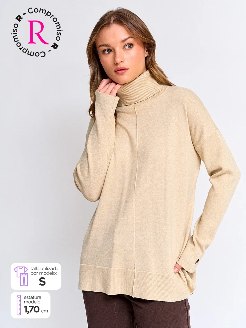 BARBADOS SWEATER MUJER BARBADOS CUELLO ALTO