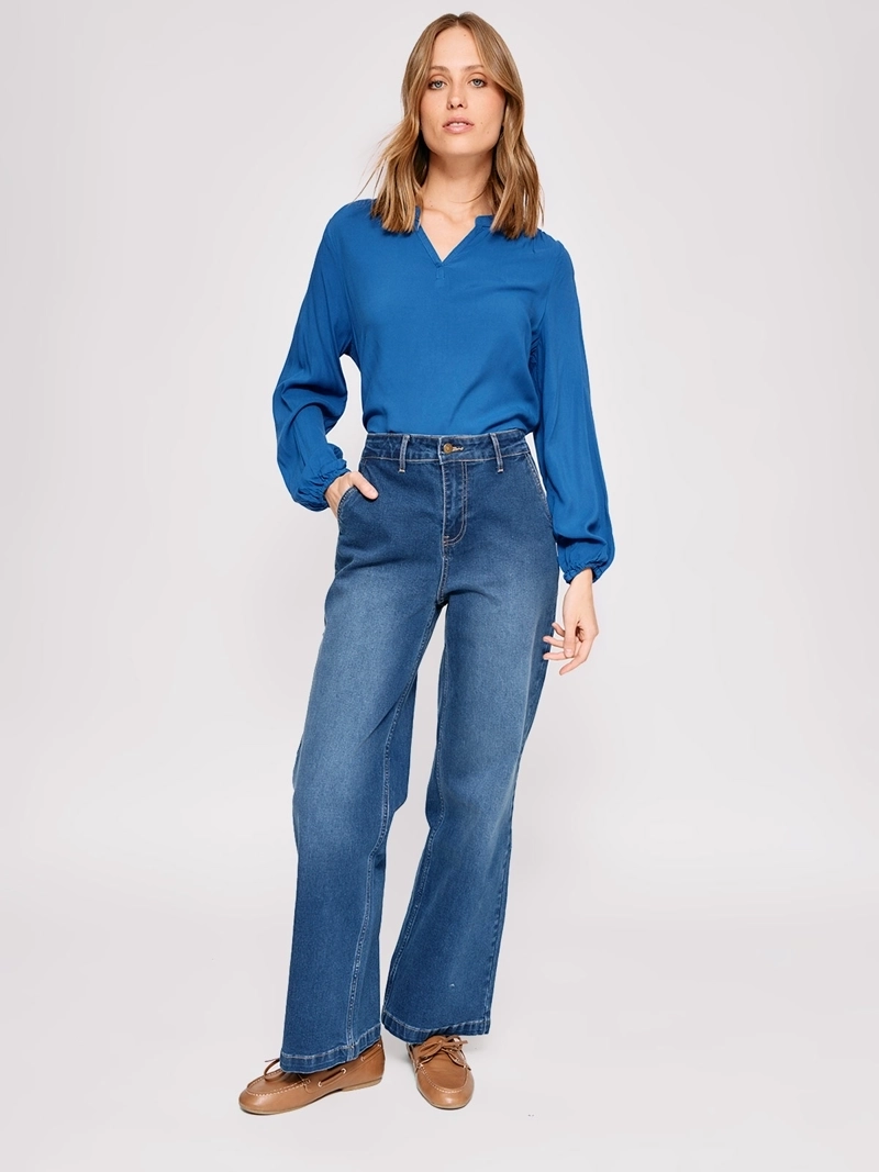 BLUSA MUJER AZIZ MANGA LARGA - 4