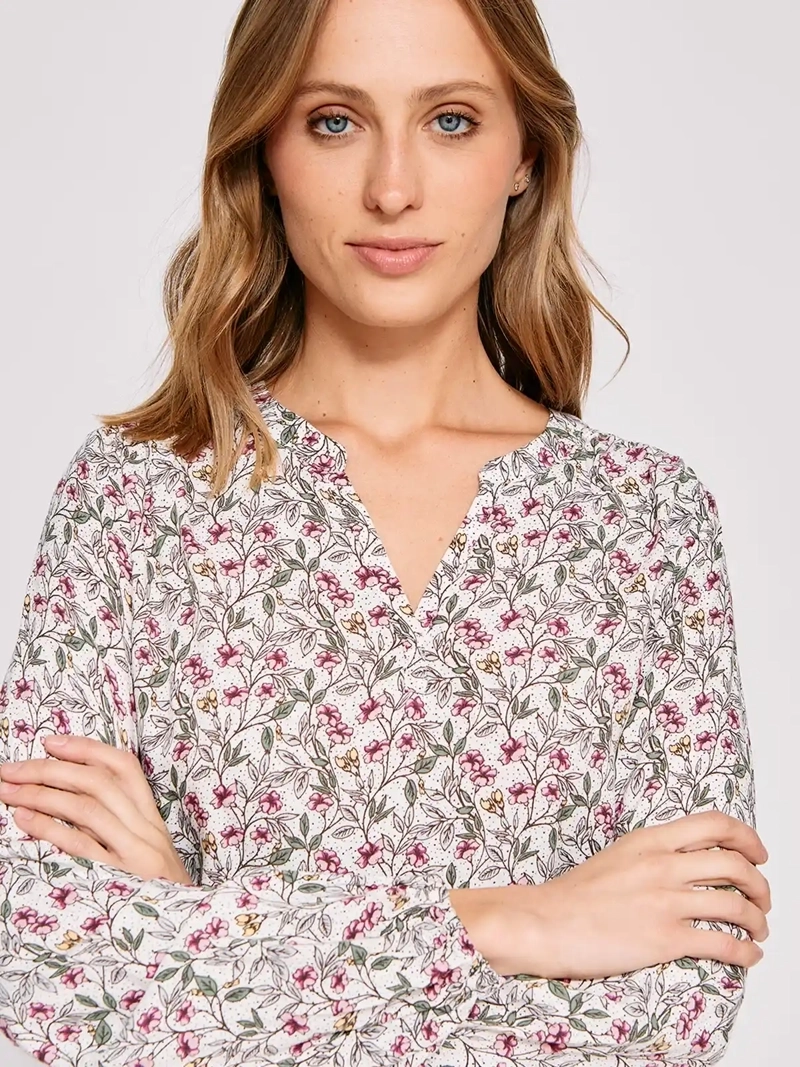 BLUSA MUJER AZIZ MANGA LARGA - 3
