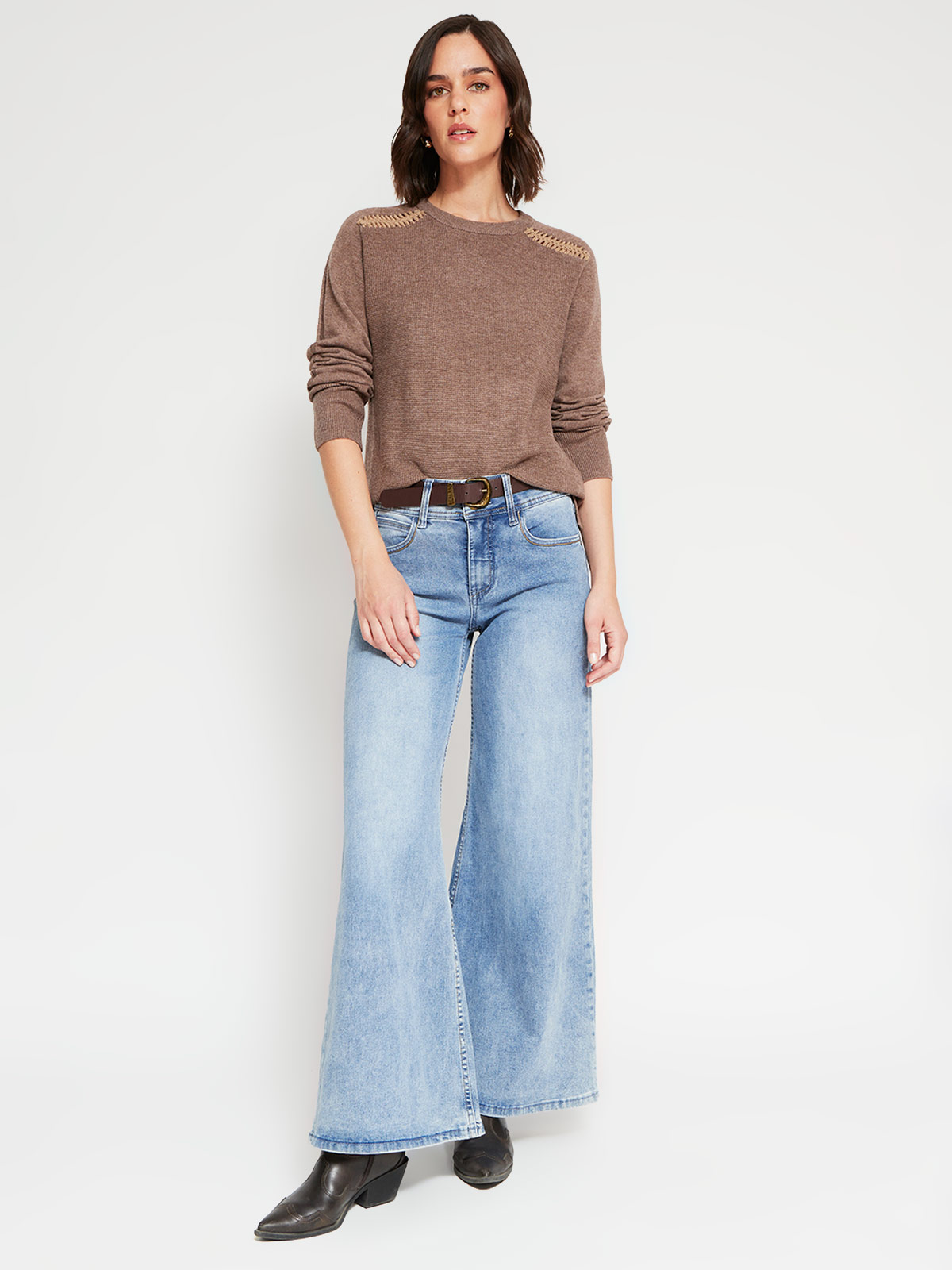 SWEATER MUJER TATIENNE CUELLO REDONDO - 4