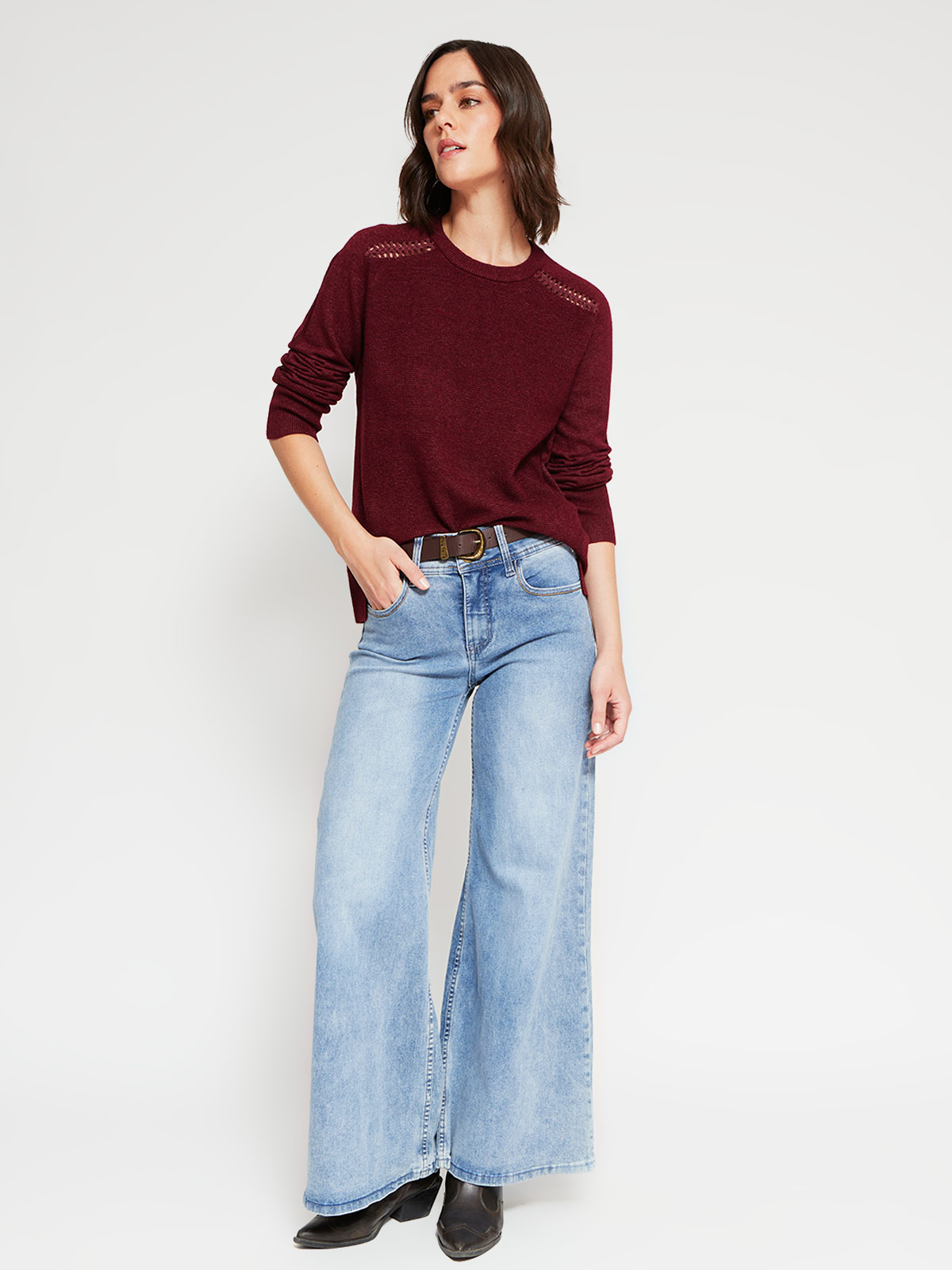 SWEATER MUJER TATIENNE CUELLO REDONDO - 4