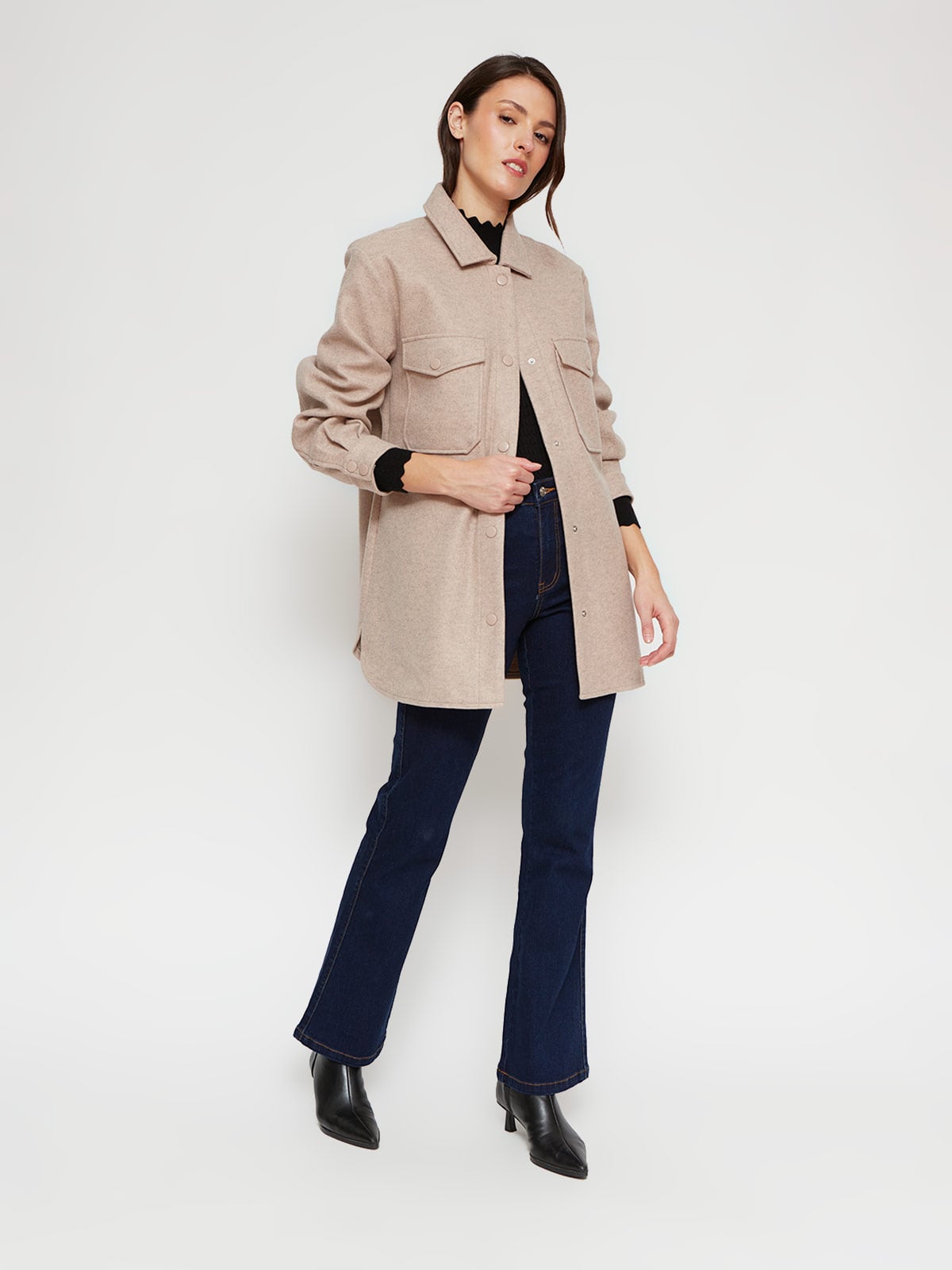 SOBRECAMISA MUJER AZIZ MANGA LARGA - 4