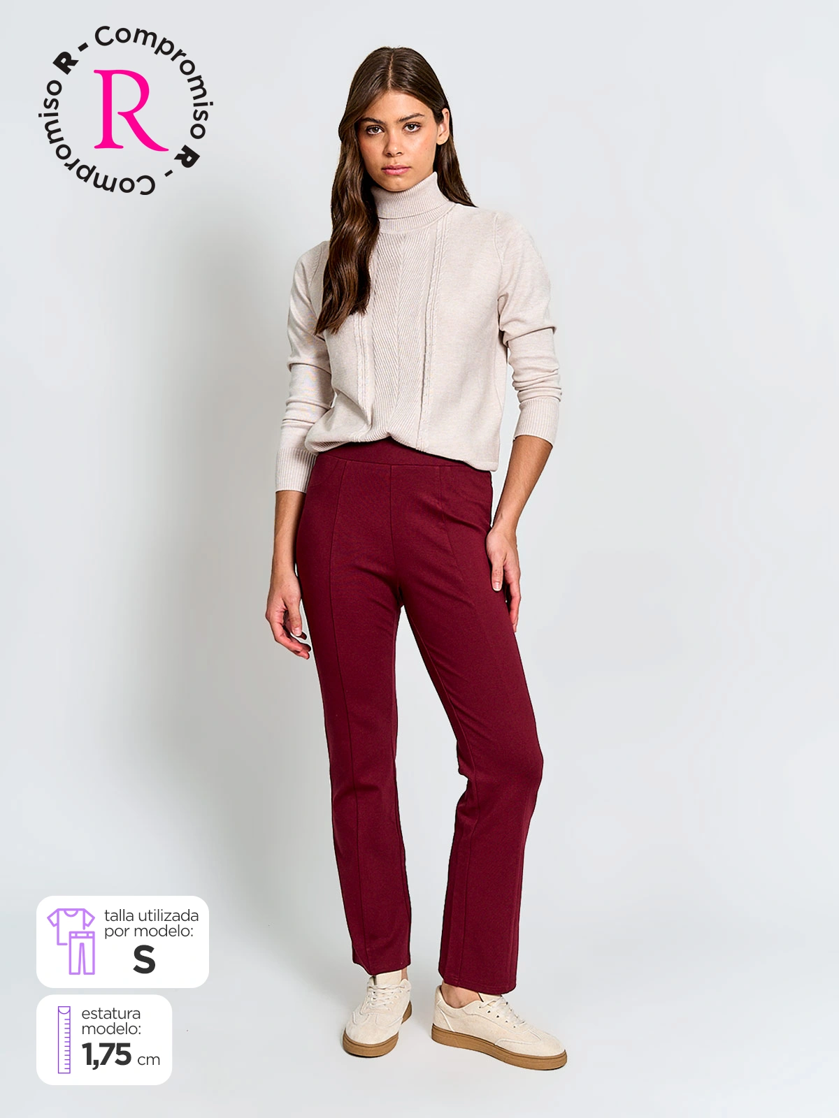 AZIZ PANTALÓN MUJER AZIZ ELASTICADO