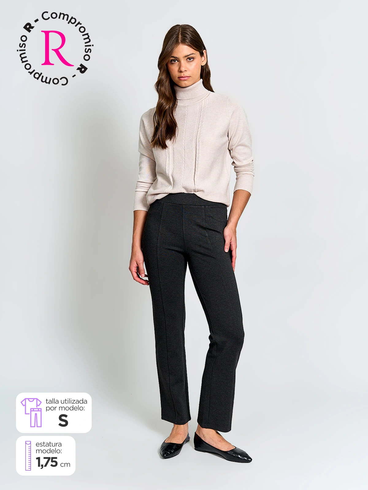 AZIZ PANTALÓN MUJER AZIZ ELASTICADO