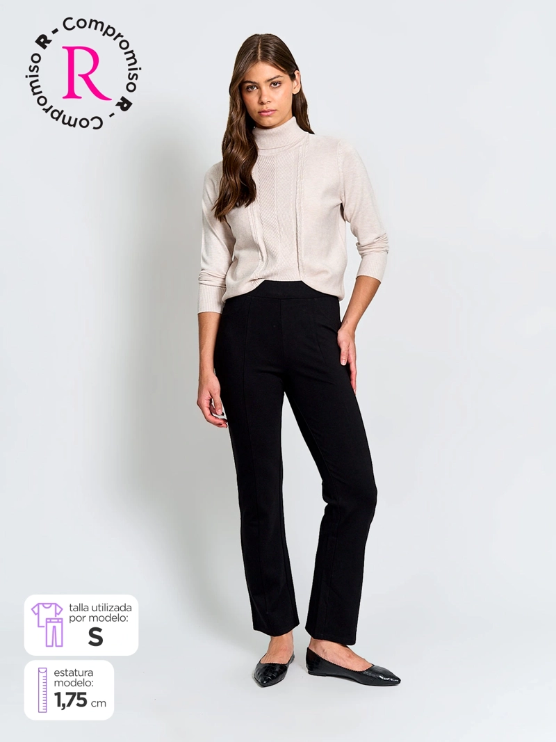 PANTALÓN MUJER AZIZ ELASTICADO - 1