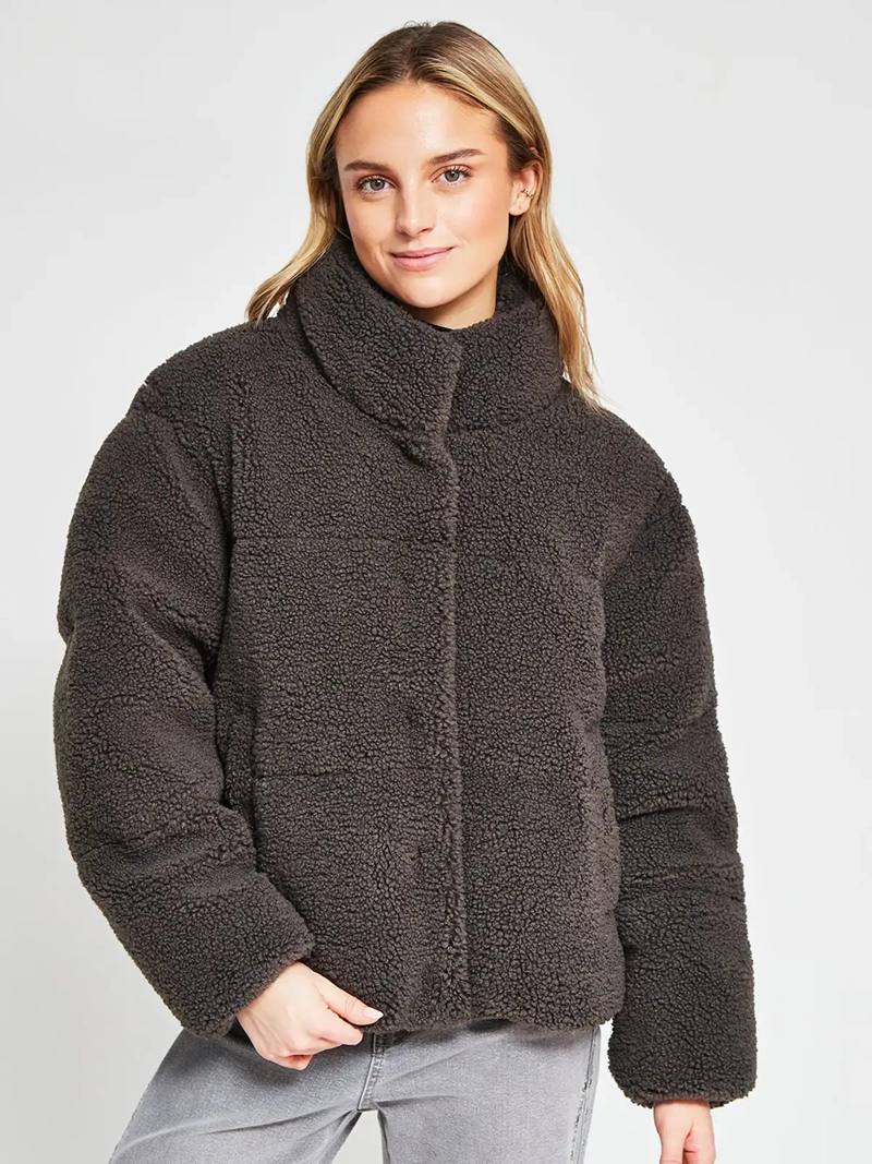 CHAQUETA MUJER AEROPOSTALE SHERPA PUFFA - 2