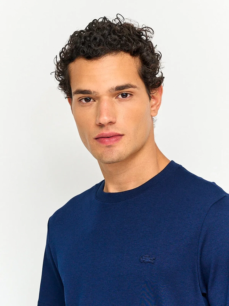POLERA HOMBRE LACOSTE ALGODÓN MANGA CORTA - 3