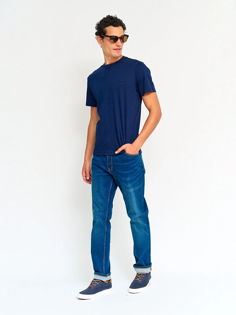 POLERA HOMBRE LACOSTE ALGODÓN MANGA CORTA - 4