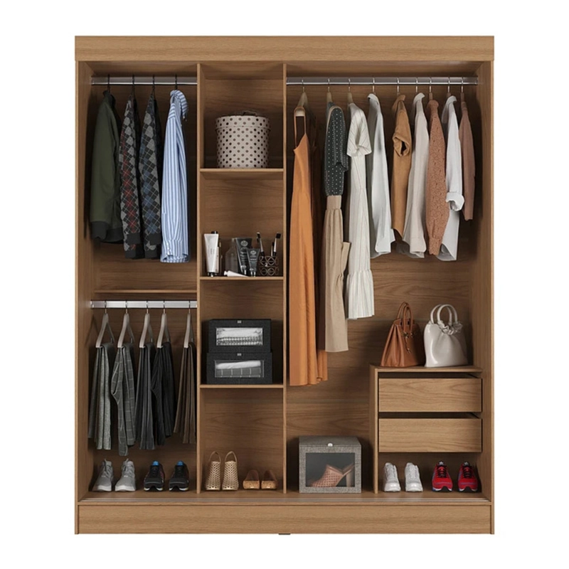 CLOSET DECOCASA MALLORCA 3 PUERTAS CARVALHO GRAFITO - 2