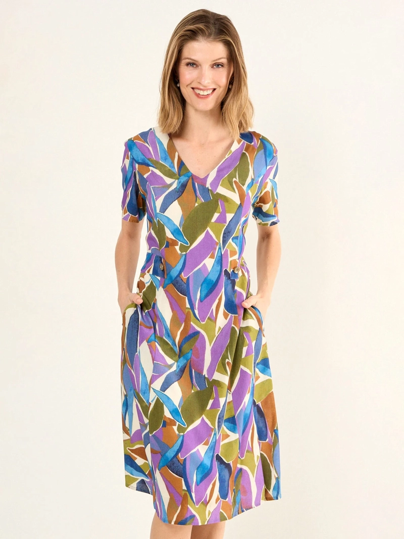 VESTIDO MUJER MA GRIFFE ESTAMPADO - 3