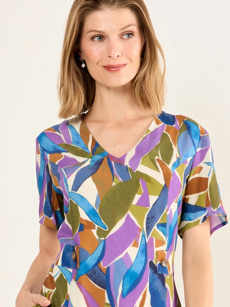 VESTIDO MUJER MA GRIFFE ESTAMPADO - 5