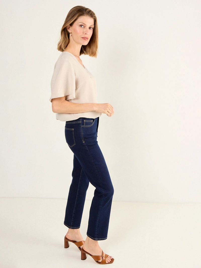 BLUSA MUJER MA GRIFFE ESCOTE EN V MANGA ACAMPANADA - 2