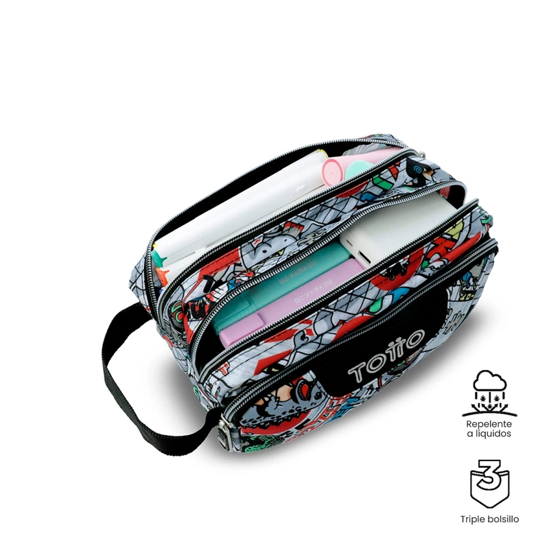 ESTUCHE TOTTO AGAPEC GRIS - 3