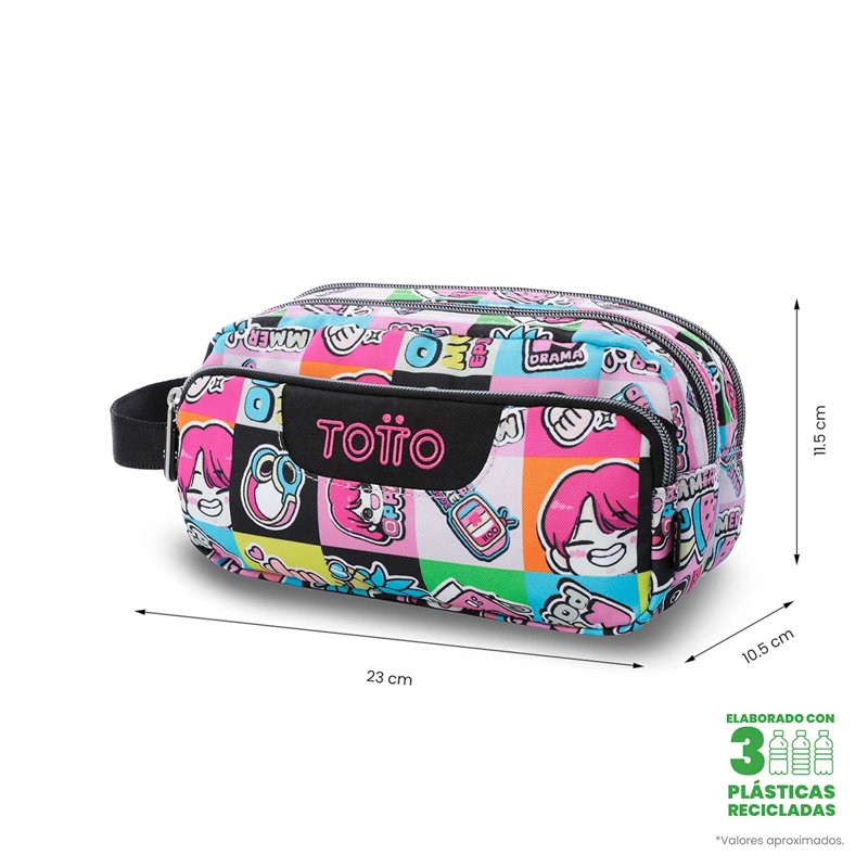 ESTUCHE TOTTO AGAPEC ROSADO - 2