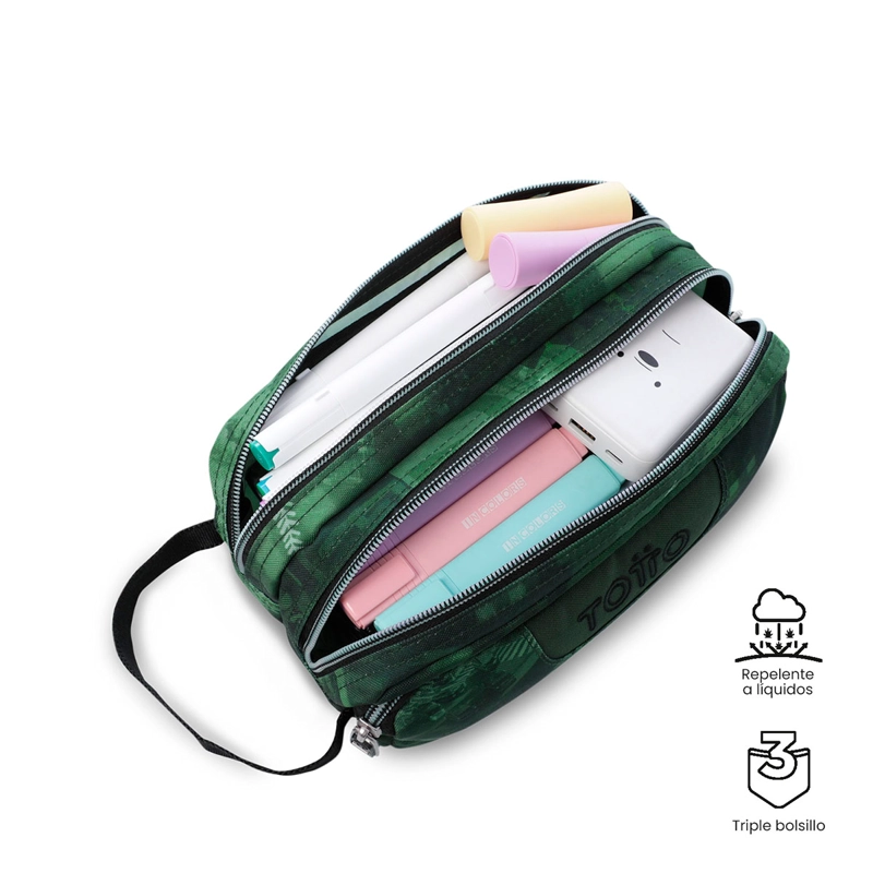 ESTUCHE TOTTO AGAPEC VERDE - 3