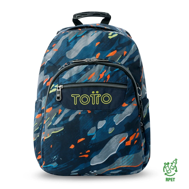 MOCHILA TOTTO ACUARELA AZUL - 1