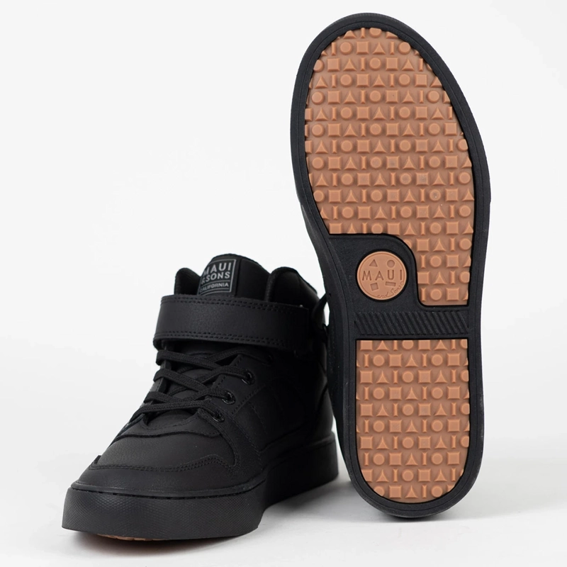 ZAPATILLAS NIÑO MAUI & SONS ESCOLARES NEGRO 5CE176-MC CUERO - 5