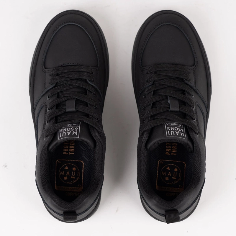 ZAPATILLAS NIÑO MAUI & SONS ESCOLARES NEGRO 5CE178-MC CUERO - 6