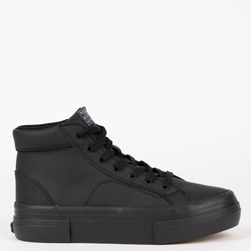 ZAPATILLAS MUJER MAUI & SONS ESCOLARES NEGRO 5CE117-WC CUERO - 1