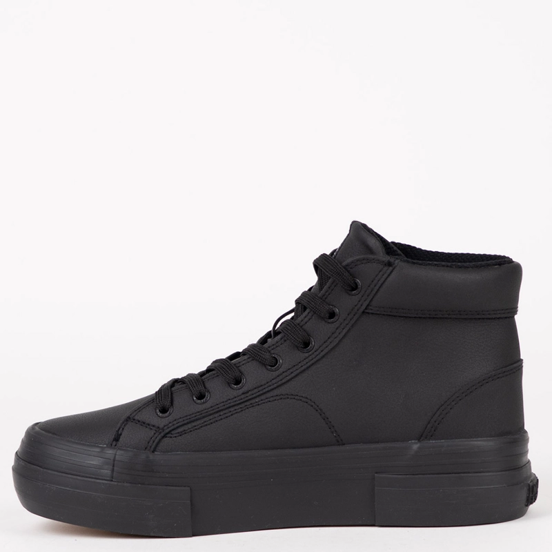 ZAPATILLAS MUJER MAUI & SONS ESCOLARES NEGRO 5CE117-WC CUERO - 3