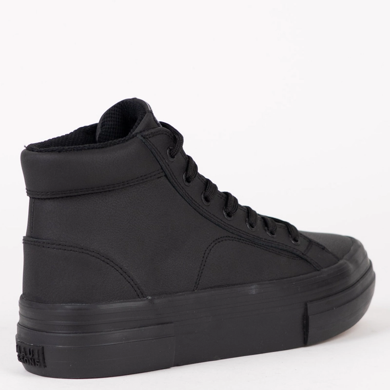 ZAPATILLAS MUJER MAUI & SONS ESCOLARES NEGRO 5CE117-WC CUERO - 4