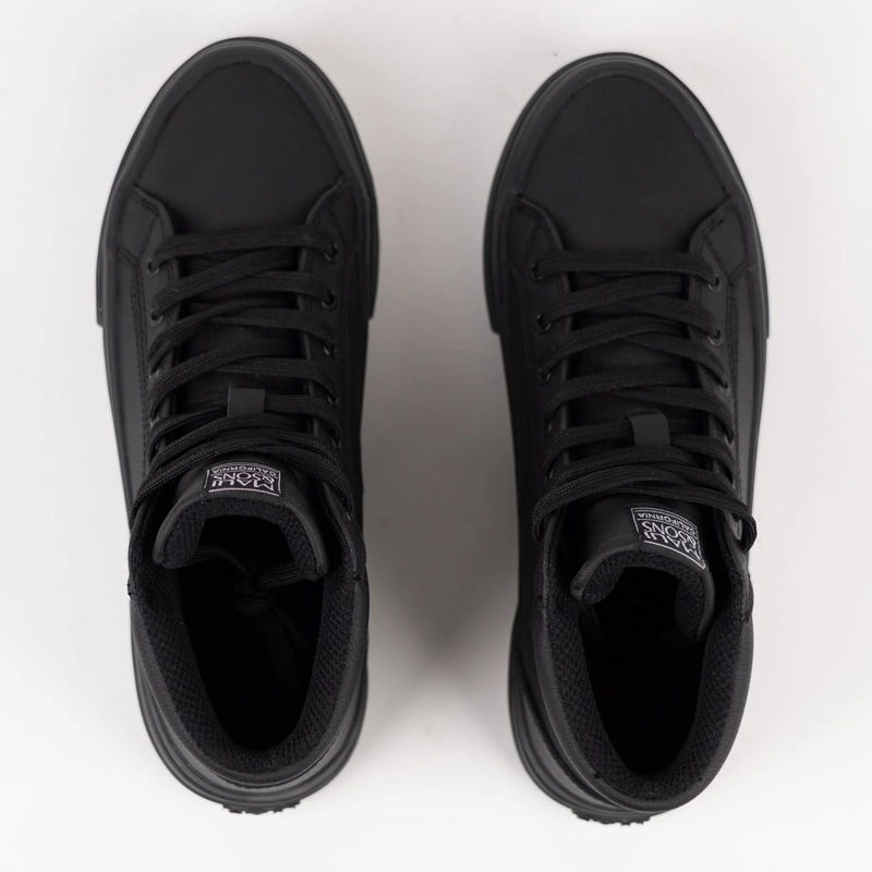 ZAPATILLAS MUJER MAUI & SONS ESCOLARES NEGRO 5CE117-WC CUERO - 6