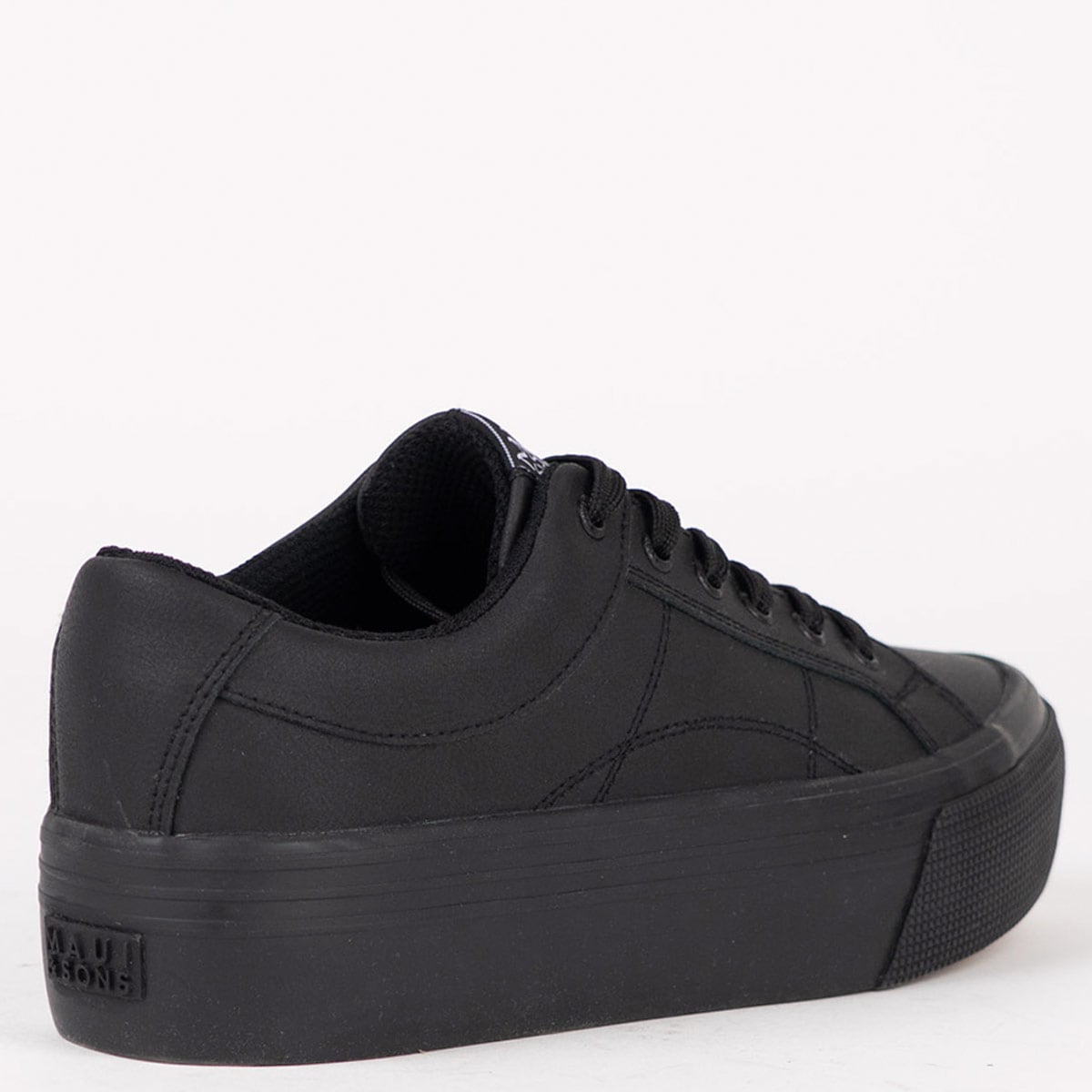 ZAPATILLAS MUJER MAUI & SONS ESCOLARES NEGRO 5CE118-WC CUERO - 5