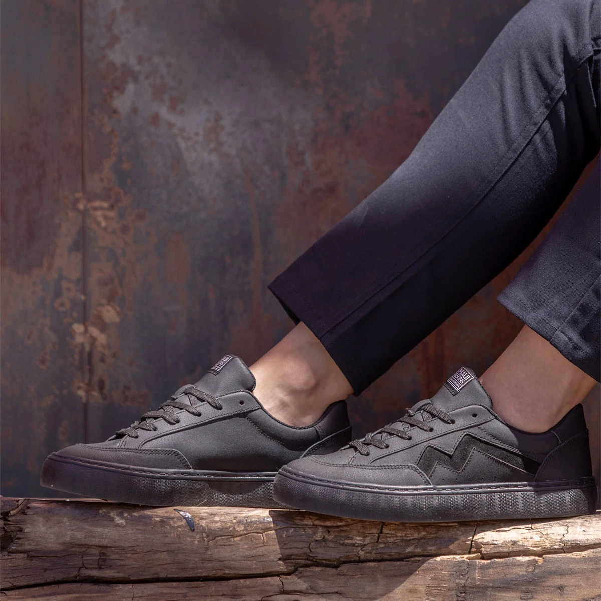 ZAPATILLAS MUJER MAUI & SONS ESCOLARES NEGRO 5CE109-WC CUERO - 2