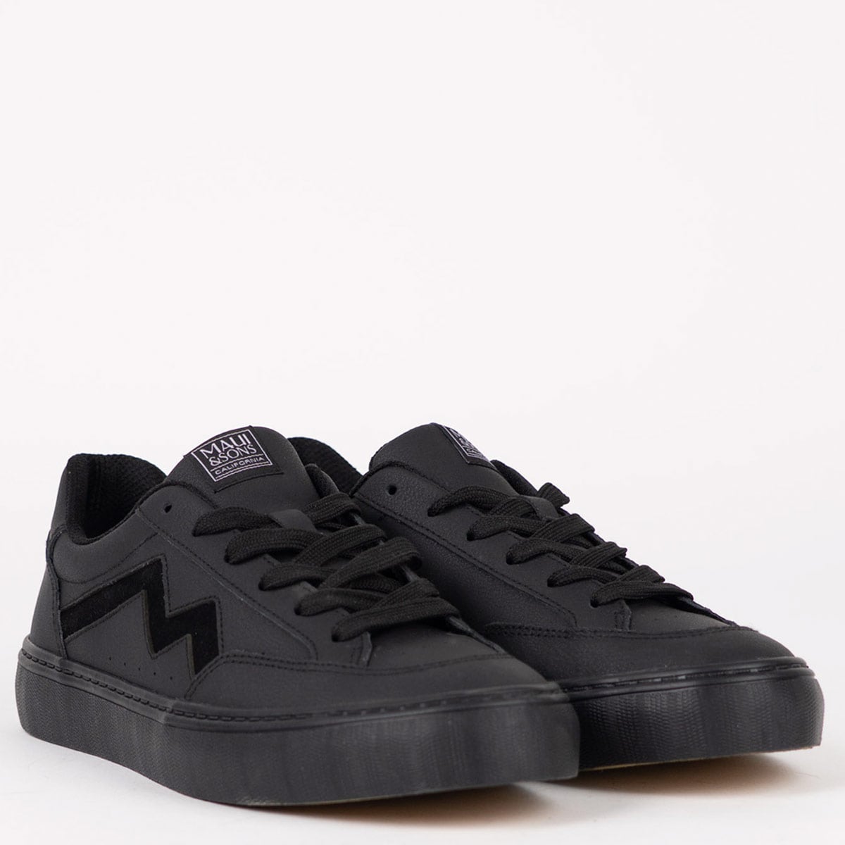 ZAPATILLAS MUJER MAUI & SONS ESCOLARES NEGRO 5CE109-WC CUERO - 3