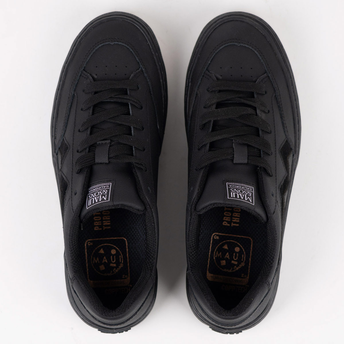 ZAPATILLAS MUJER MAUI & SONS ESCOLARES NEGRO 5CE109-WC CUERO - 6