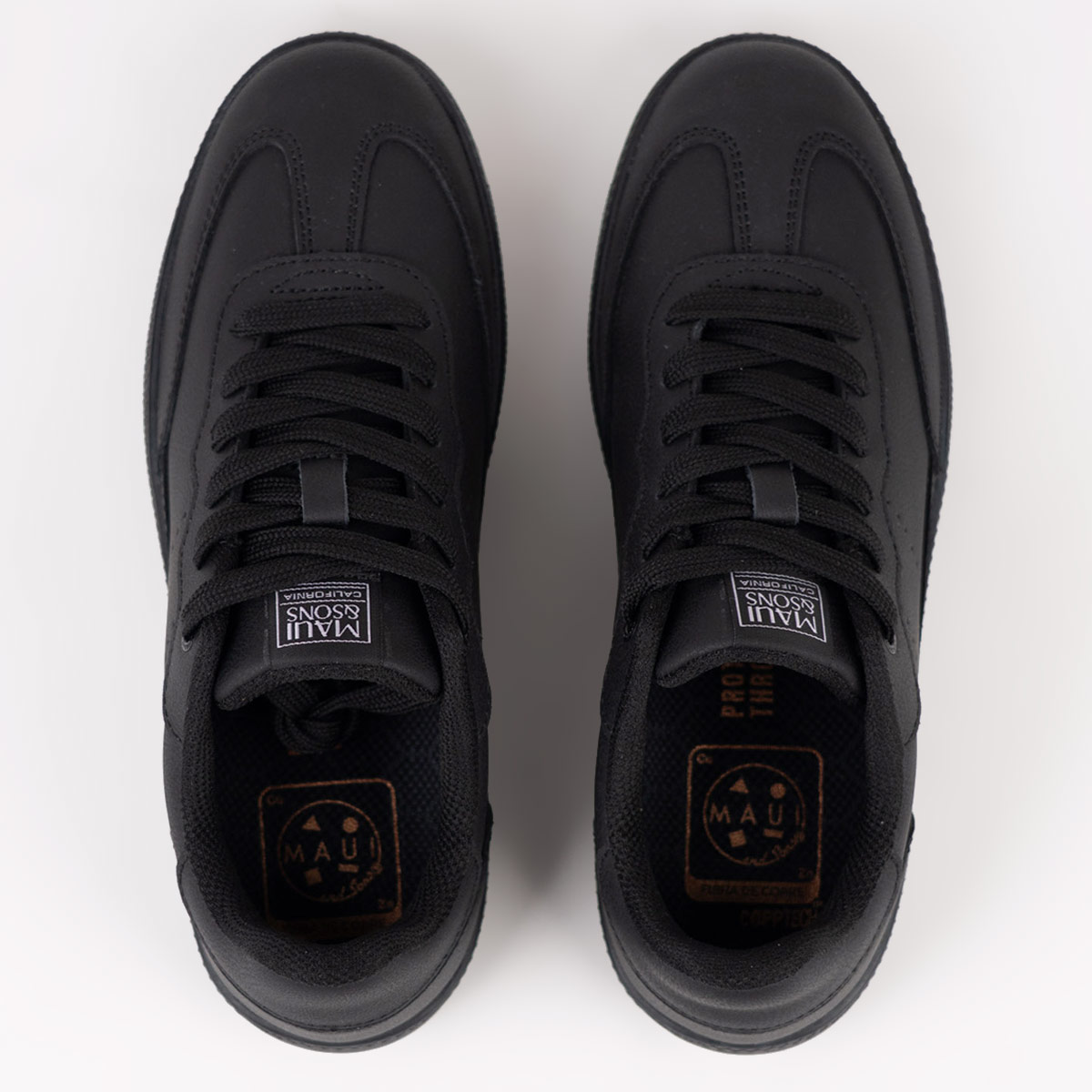 ZAPATILLAS MUJER MAUI & SONS ESCOLARES NEGRO 5CE109-WC CUERO - 7
