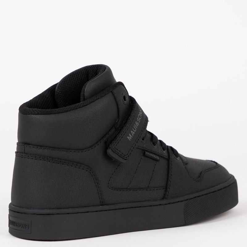 ZAPATILLAS NIÑO MAUI & SONS ESCOLARES NEGRO 5CE173-KC CUERO - 4