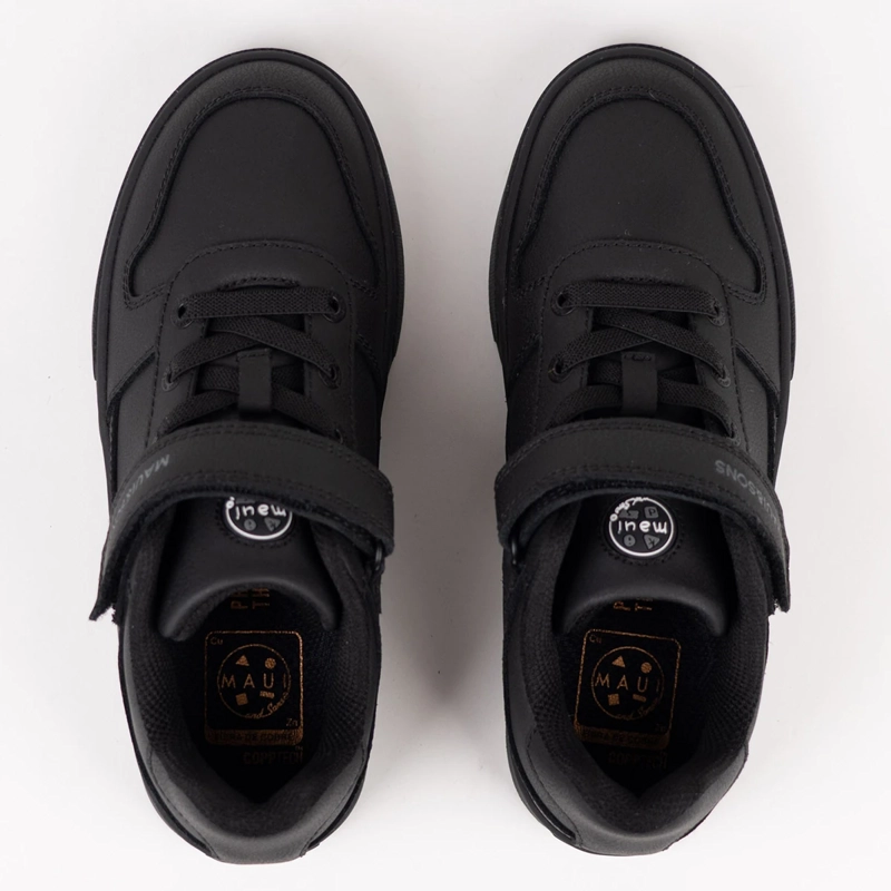 ZAPATILLAS NIÑO MAUI & SONS ESCOLARES NEGRO 5CE170-KC CUERO - 6