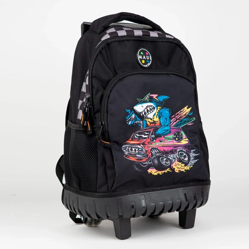 MOCHILA CON RUEDAS MAUI & SONS 5AM158-KC NEGRO