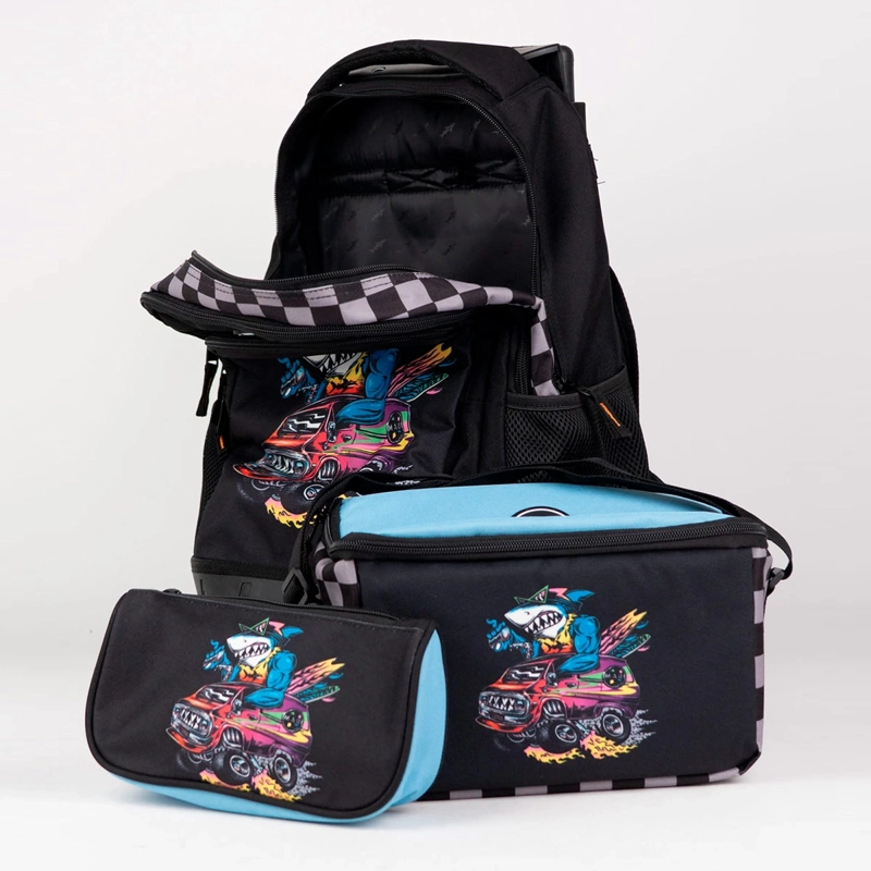 MOCHILA CON RUEDAS MAUI & SONS 5AM158-KC NEGRO - 3