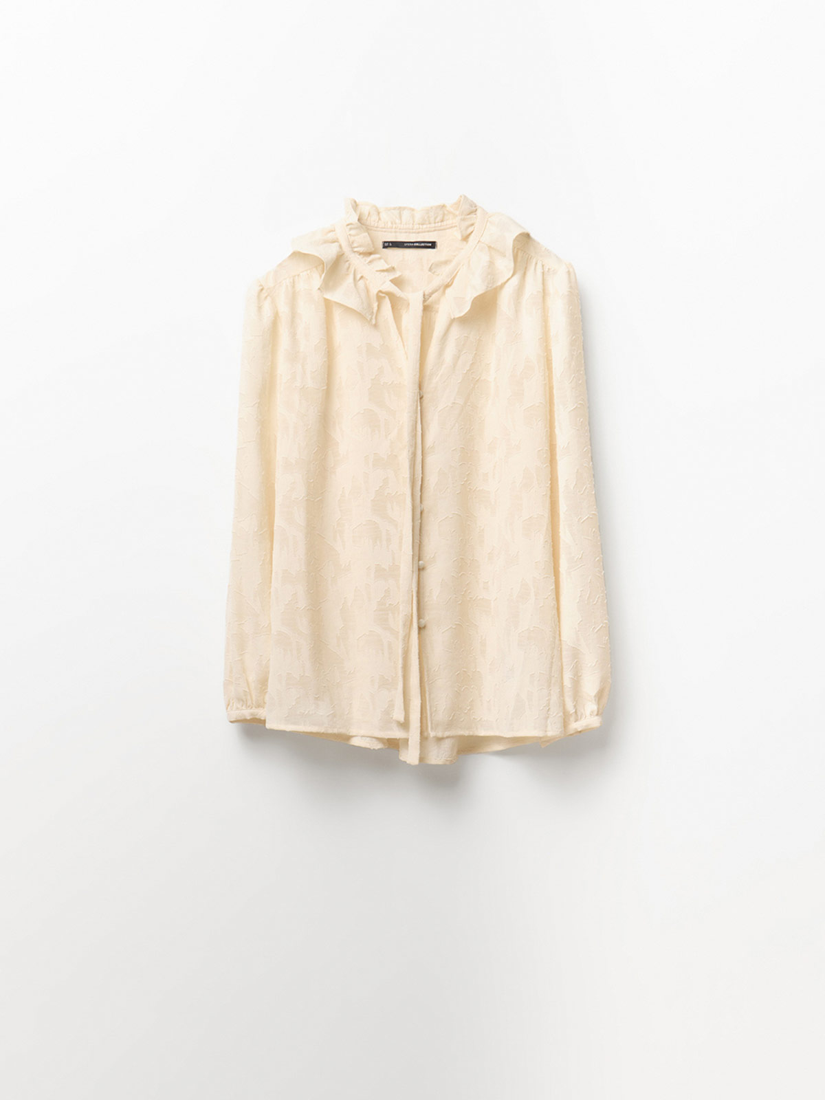 BLUSA MUJER SFERA MANGA LARGA JACQUARD - 2
