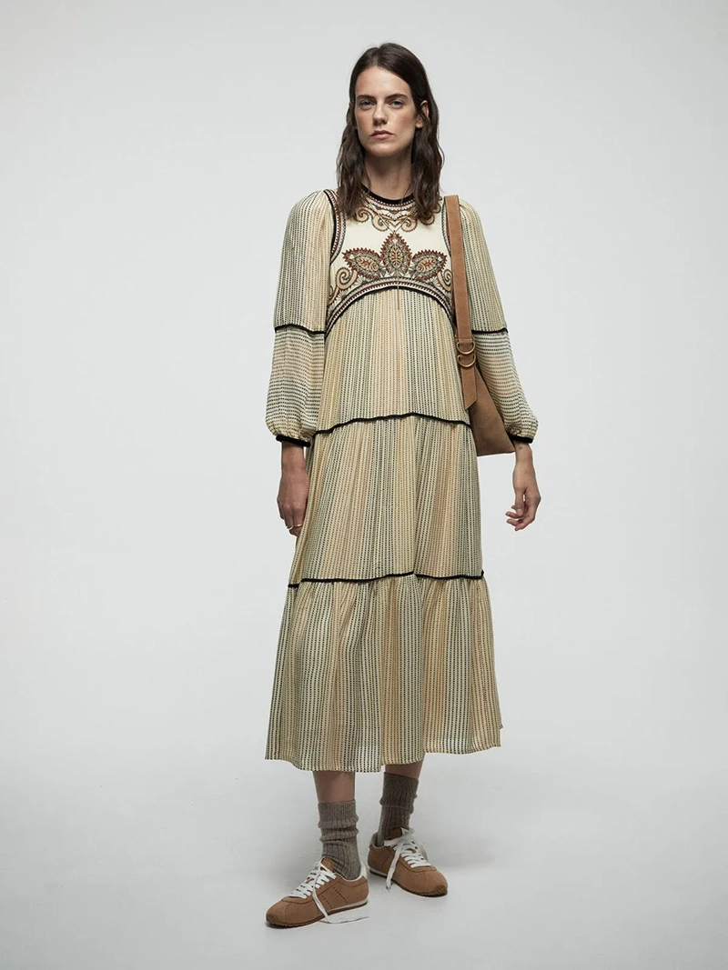 SFERA VESTIDO MUJER SFERA LARGO PECHERA