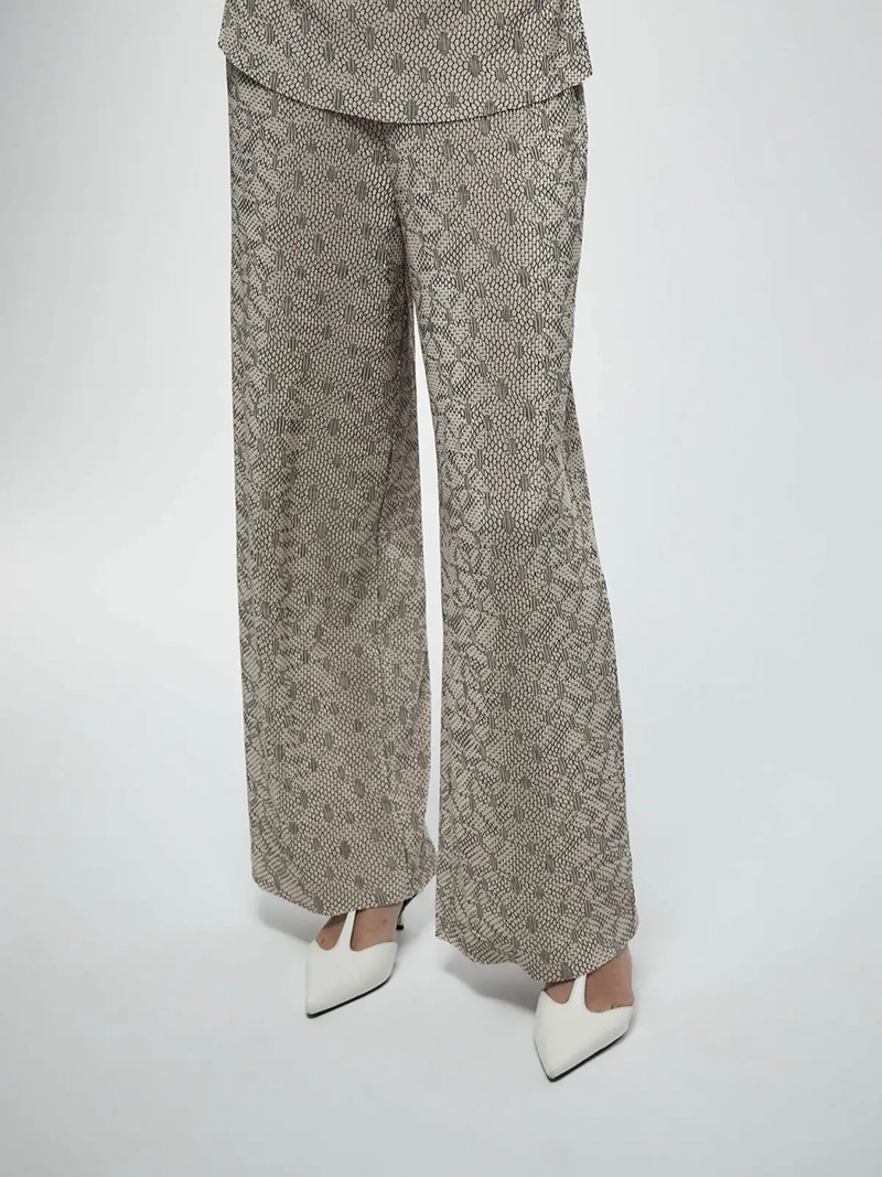 PANTALÓN MUJER SFERA PLISADO PRINT - 2