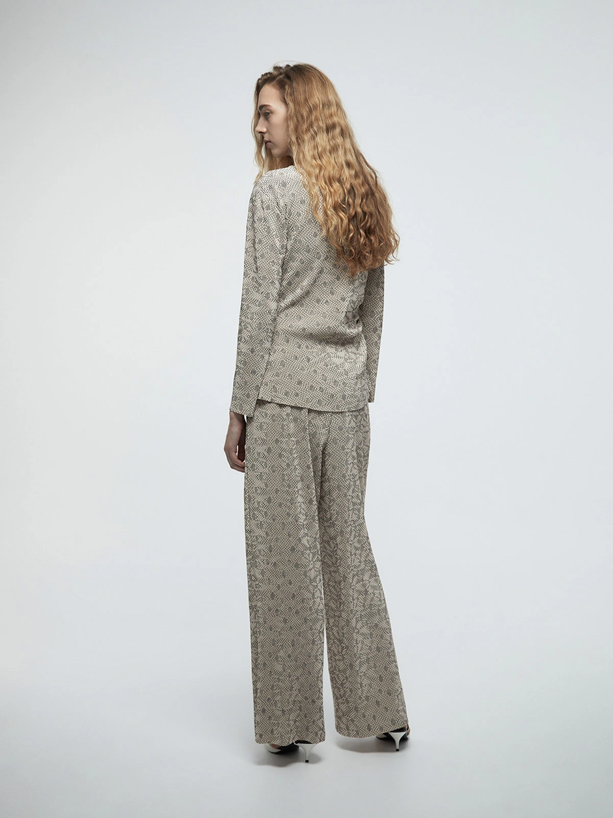 PANTALÓN MUJER SFERA PLISADO PRINT - 3