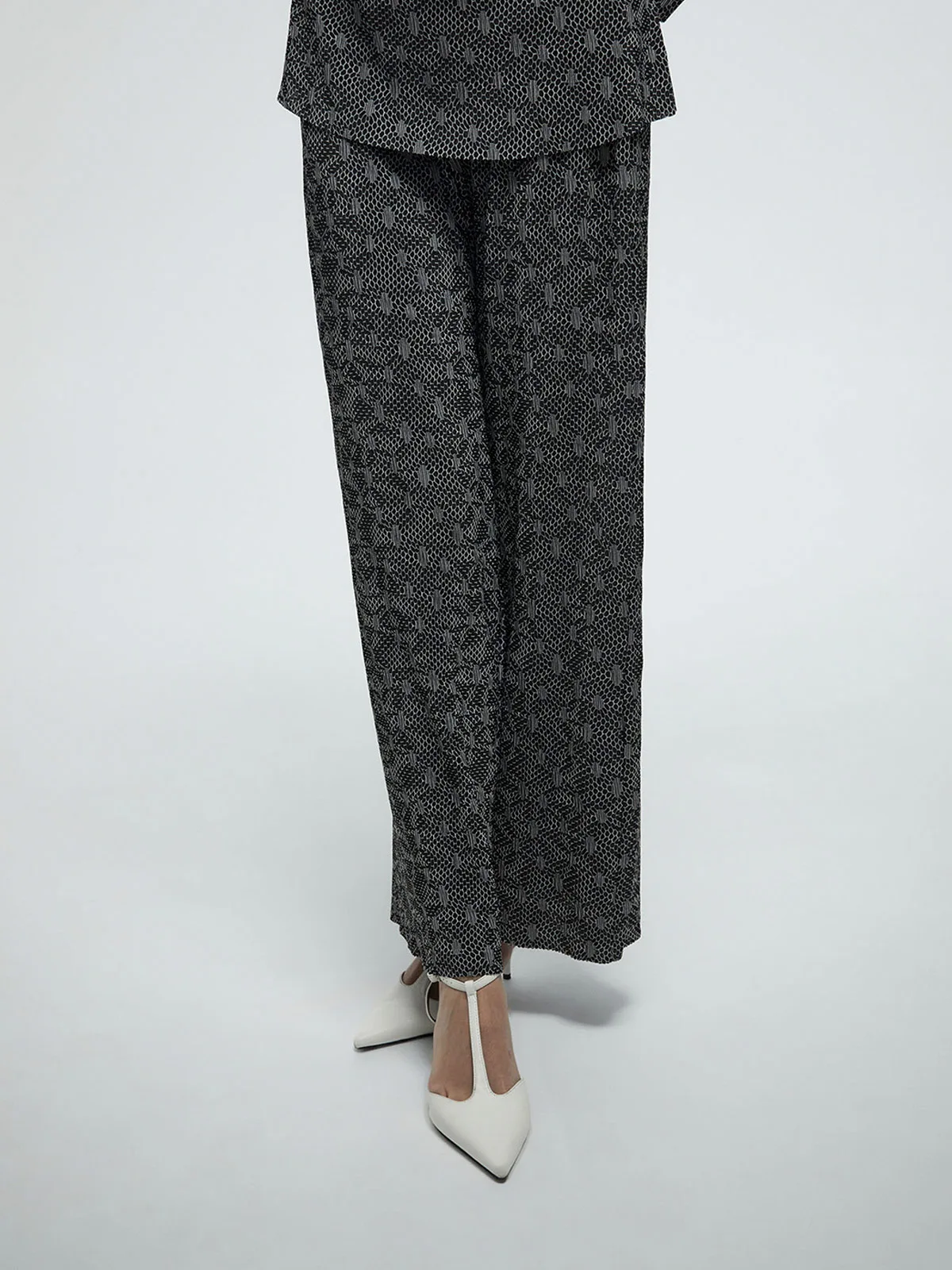 PANTALÓN MUJER SFERA PLISADO PRINT - 2
