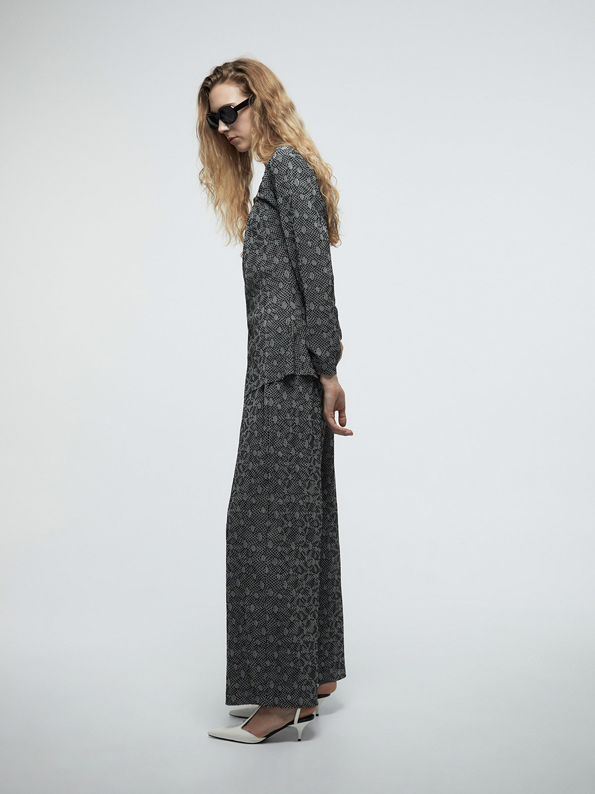 PANTALÓN MUJER SFERA PLISADO PRINT - 3