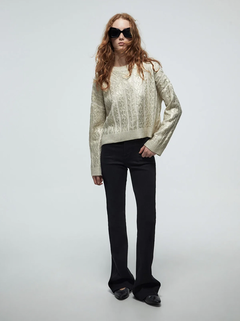 SWEATER MUJER SFERA TRENZADO