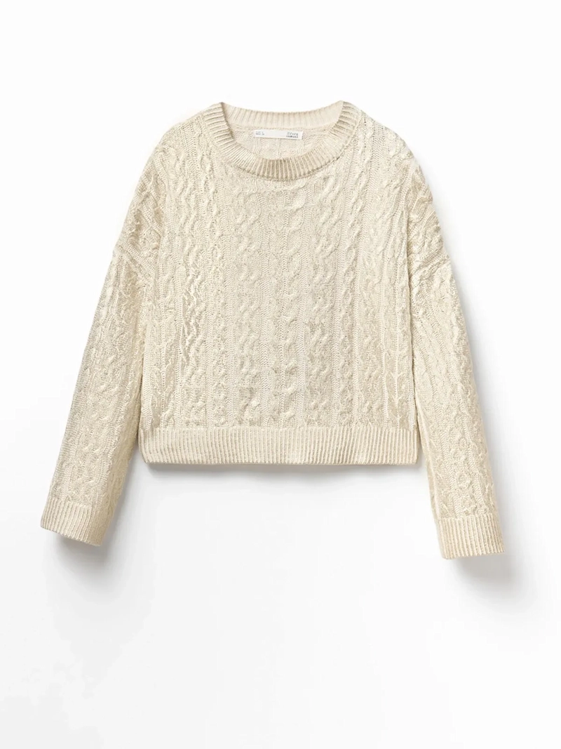 SWEATER MUJER SFERA TRENZADO - 4